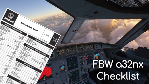 FBW a32nx Complete Checklist