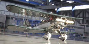WACO YMF-5 Pure Silver thumbnail 2