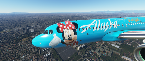 Alaska Airlines Disneyland edition