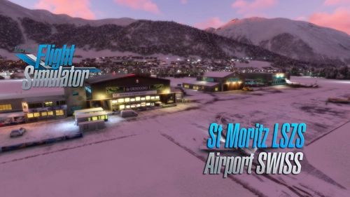 Saint Moritz - Samedan Airport LSZS   (Swiss) v2.5