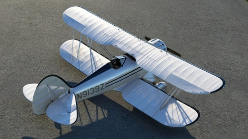 Waco YMF-5 - Livery "Bright White"