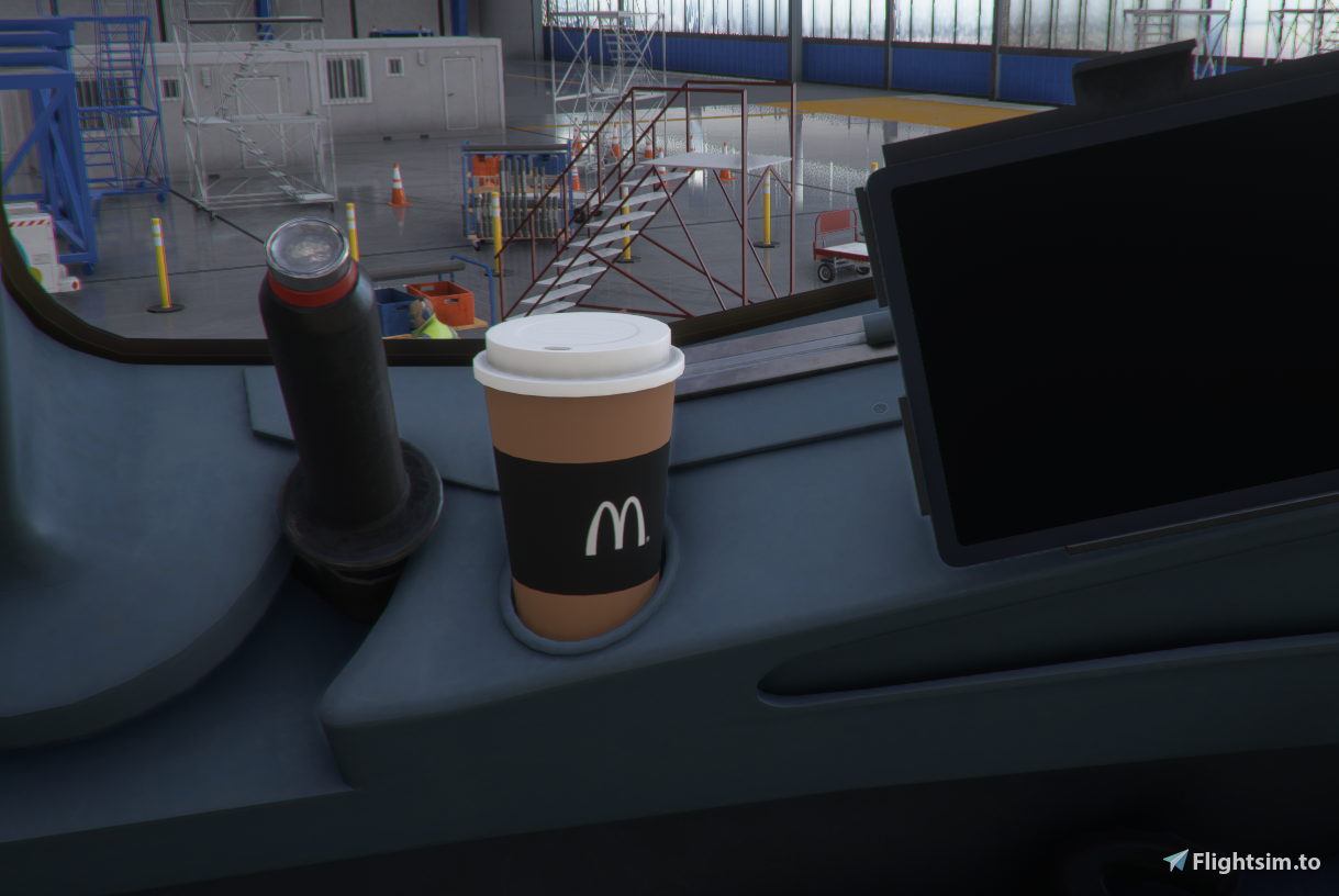 McDonalds coffee cup for the A32NX - Image 1