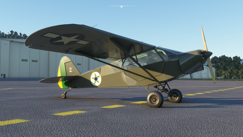  Zlin Savage Cub / L-4H Grasshopper 1st E.L.O. adaptation / Brazilian Expeditionary Force