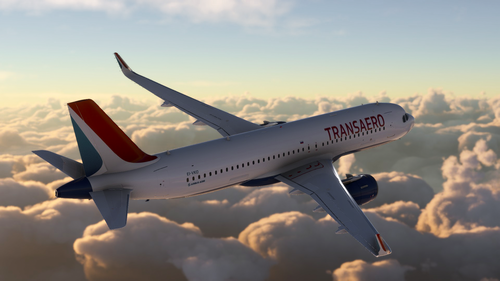Transaero new livery