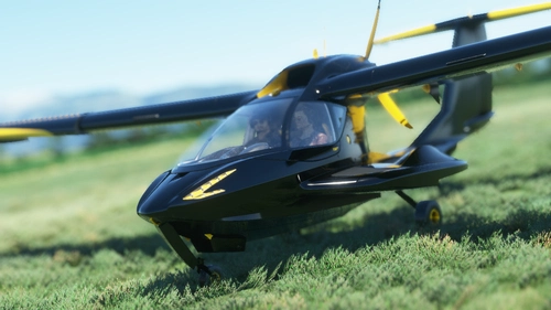 Icon A5 Black and Yellow w/ Gold Rims