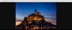 Mont Saint -Michel . Night Lighting thumbnail 1