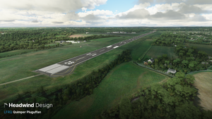 Quimper Pluguffan LFRQ - A free handcrafted regional airport thumbnail 11