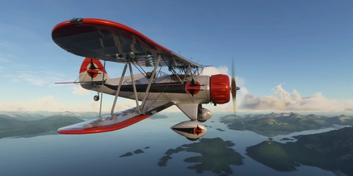 Waco YMF-5 NC357 Alaska Coastal Ellis Airways