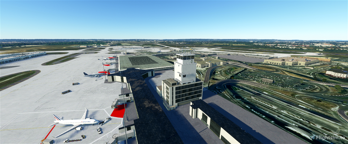 LFPO Paris-Orly (Scenery & Lights Improvements) for Microsoft Flight ...