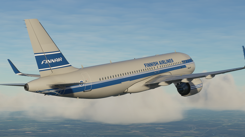 [8K] Finnair Retro A320neo Livery