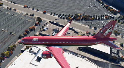 Arizona Coyotes NHL A320Neo Livery