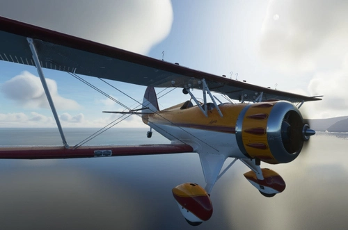Carenado WACO YMF-5 in Memory of Jane Wicker and her pilot Charlie Schwenker