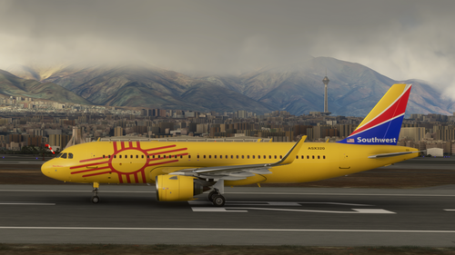 Southwest Airlines New Mexico Fictional A320 Neo - 8K