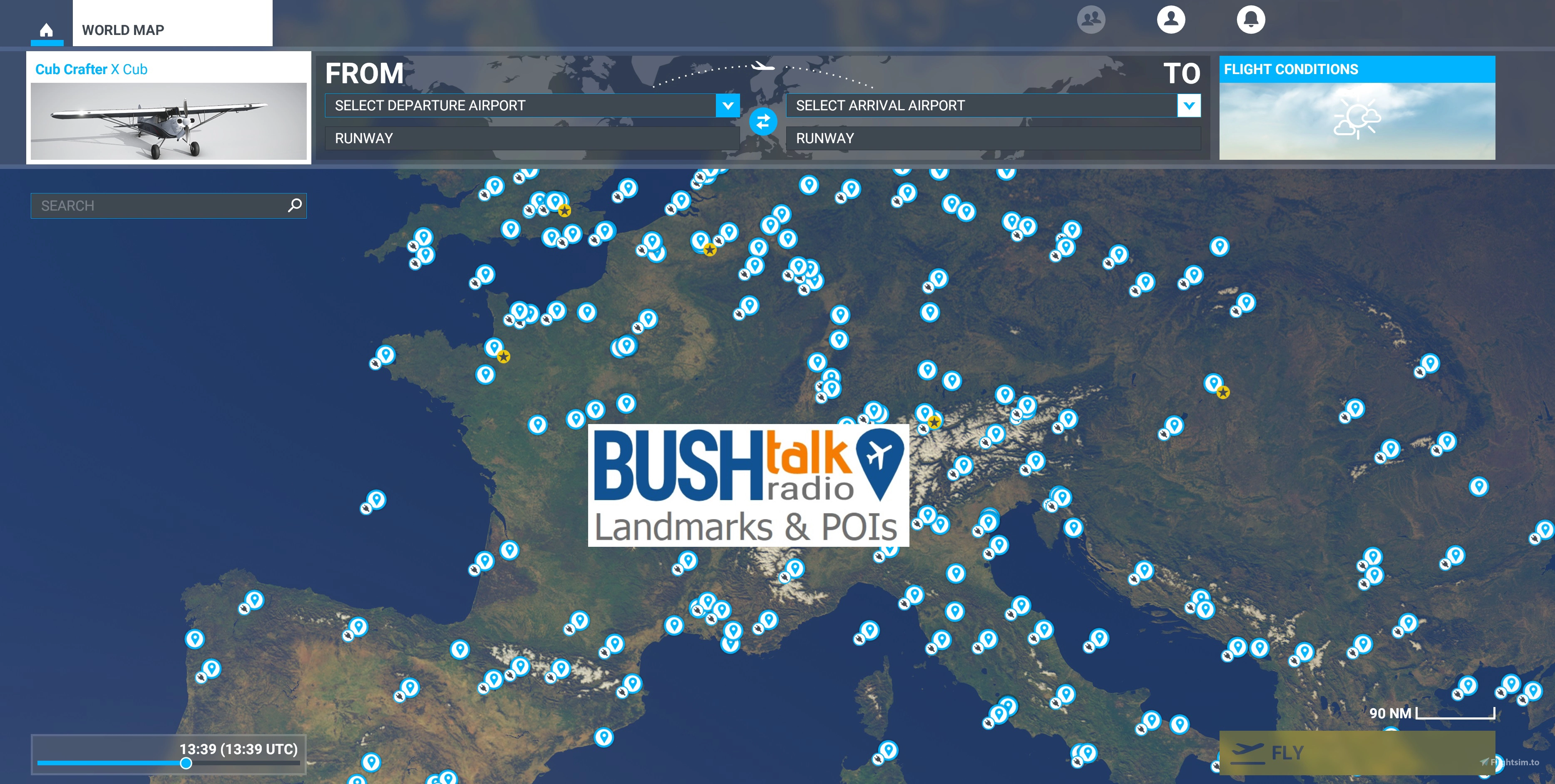 Bushtalk Radio Audio Landmarks: 20000+ POIs for MSFS 2020/24 and LittleNavMap - Image 1
