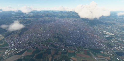 Clermont-Ferrand city, France