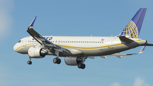 United Airlines Gold Livery A320neo thumbnail 7