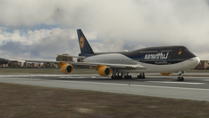 Lufthansa blue/white concept 747-8 (Mirrored-Left Side Works) - 8K thumbnail 3