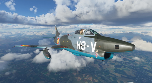 Fiat G-91 Belgian Air Force No.42 squadron H8-V