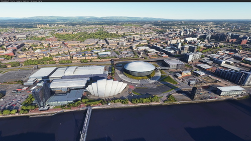 GLASGOW LANDMARKS THE HYDRO SECC & SCIENCE CENTRE