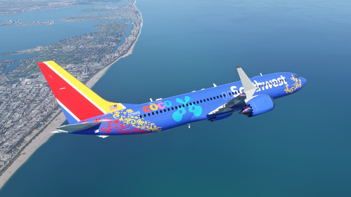 Southwest "Coco" B737 MAX - [HD]