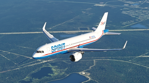 Spirit Airlines A320Neo (Original Livery) - [4K}