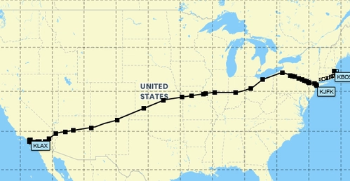 KLAX - JFK