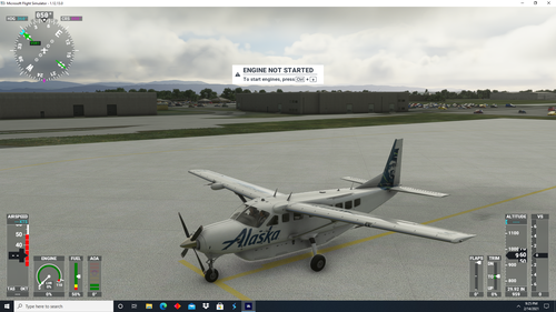 Cessna 208b Alaska airlines livery