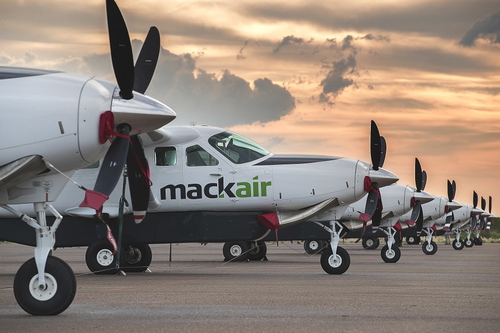Mack Air South African safari flight plans
