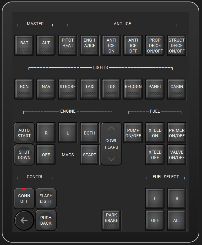 Touch Portal Page "Piston Single" - Image 1