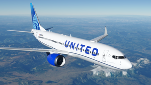 United 737 MAX (New Colors) thumbnail 1