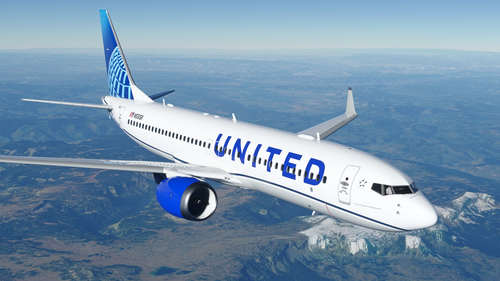 United 737 MAX (New Colors)