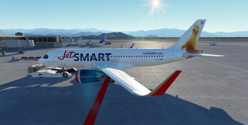 JetSmart A320NEO CC-AWP ( Pato Banco Estado Livery )
