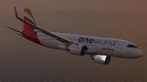 [A32NX] Iberia Oneworld A320 neo EC-NFZ 8K thumbnail 6