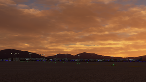 Aeropuerto Internacional Arturo Merino Benítez (SCEL) - Night lights (luces nocturnas) thumbnail 8
