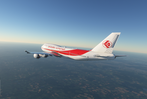 Air Algerie fictional livery 747-8i