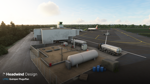 Quimper Pluguffan LFRQ - A free handcrafted regional airport thumbnail 12