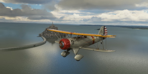 Waco YMF-5 NC26636 Observer Corps thumbnail 4
