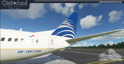 Copa Airlines | HP-1841CMP | Bredok3D 737M8 (7.5K)