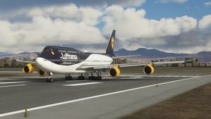 Lufthansa blue/white concept 747-8 (Mirrored-Left Side Works) - 8K thumbnail 2