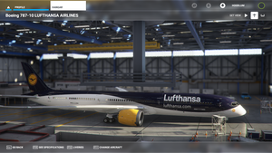 Lufthansa blue/white concept 787 - 4K thumbnail 5