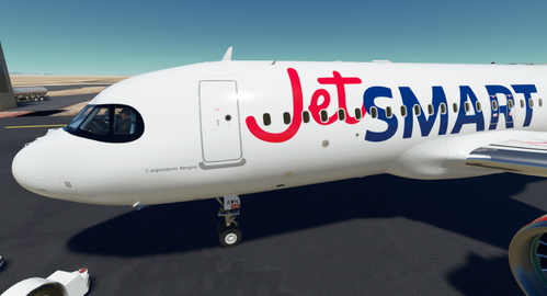JetSmart A320NEO CC-AWN ( Carpintero Negro Livery )