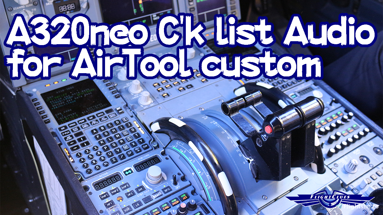 First Officer Audio of A320neo Checklist for Air Tool - Image 2