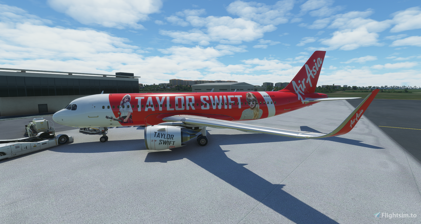 Air Asia Taylor Swift のために Microsoft Flight Simulator | MSFS