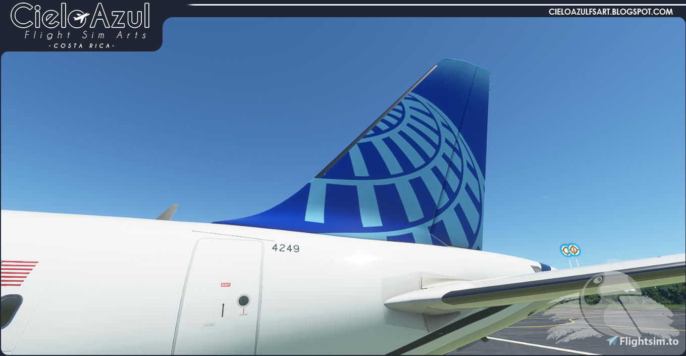 United Airlines | N445UA & N449UA | Asobo Airbus A320neo (8K) - Image 1