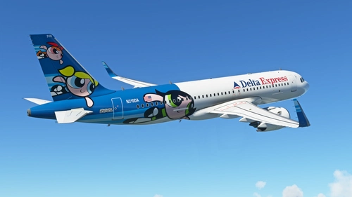 Delta Express (Powerpuff Girls) - A320Neo