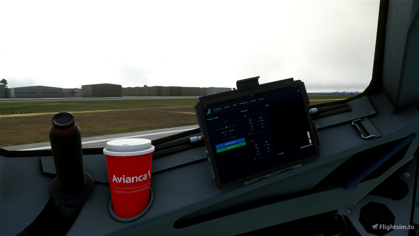 Avianca Dark Version Coffee Cup » Microsoft Flight Simulator