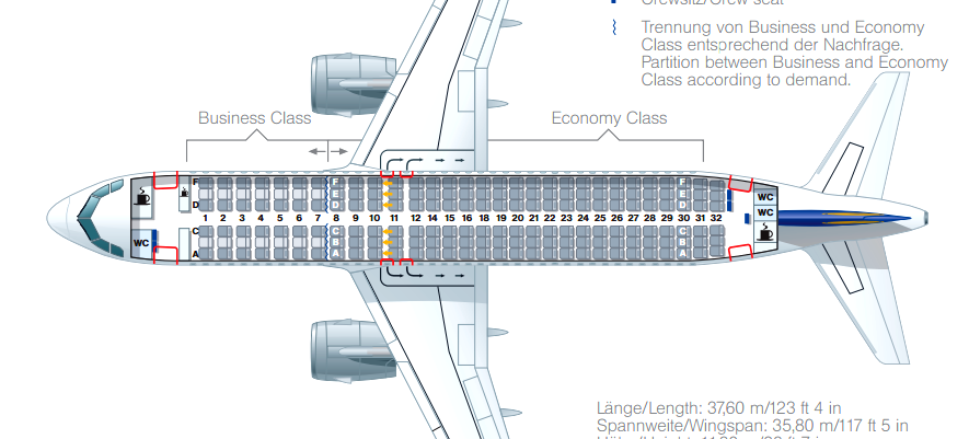 Lufthansa A320 CabinLayout for SLC for Microsoft Flight Simulator | MSFS