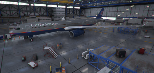 A330 United Battleship Grey