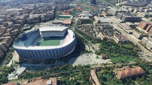 Stadium Camp Nou in Barcelona