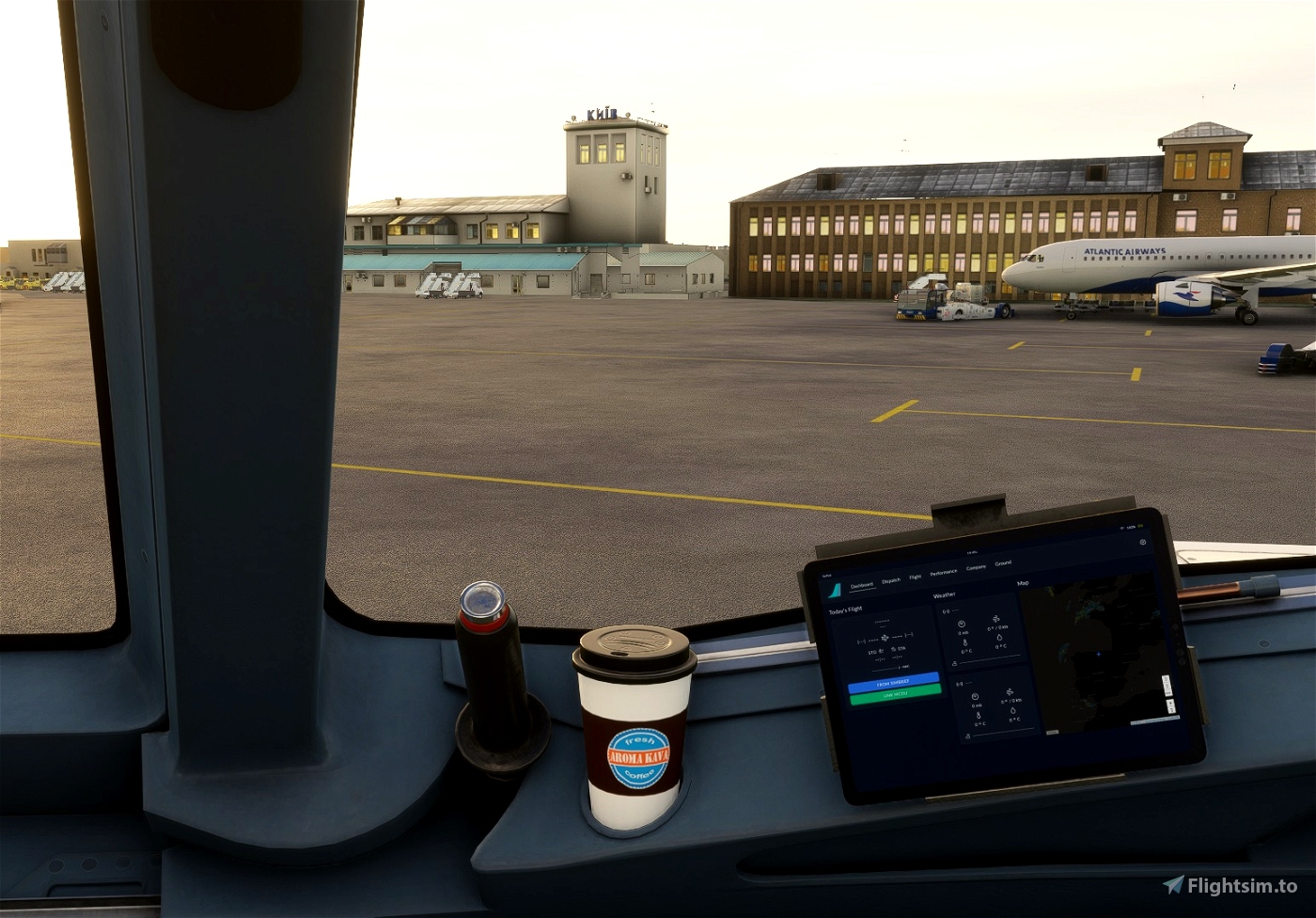 A32NX Aroma Kava (coffee mod) for Microsoft Flight Simulator